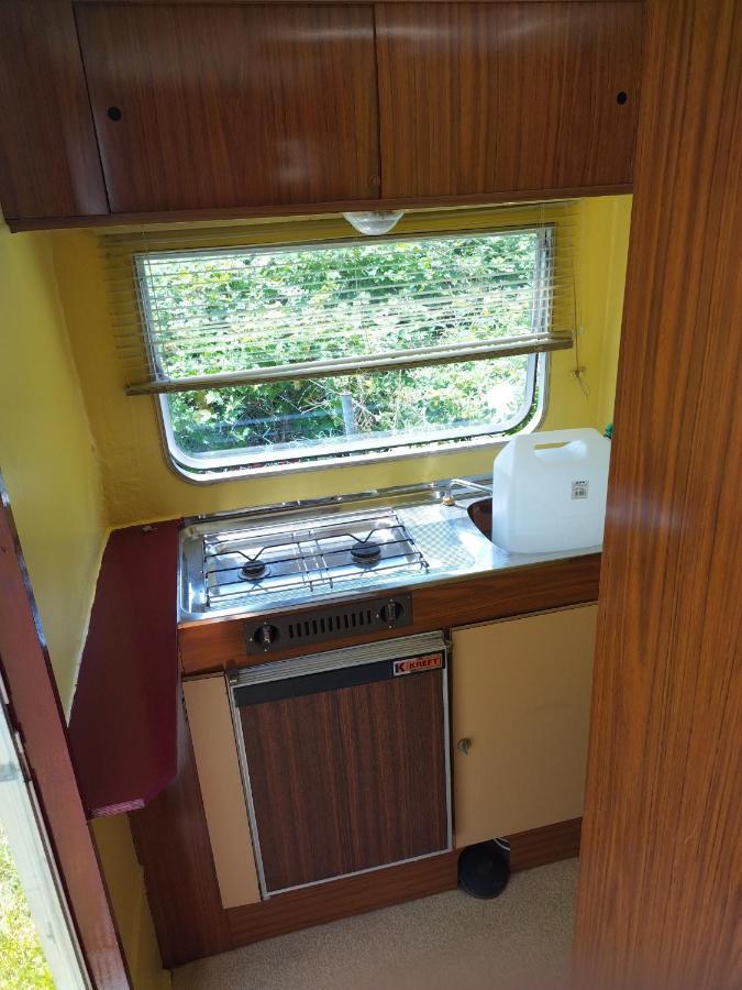 Camping La Foret Du Morvan Vintage Caravan Larochemillay Exterior foto